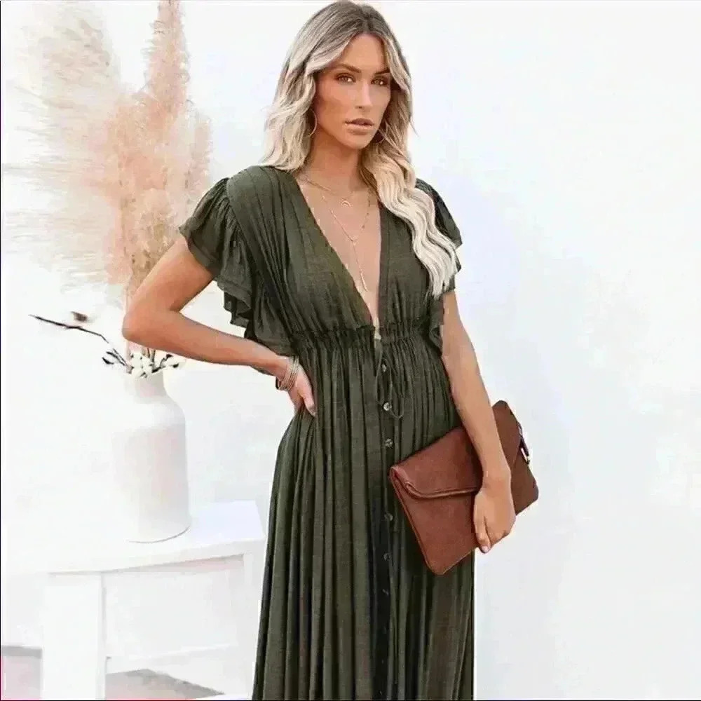 Bohemian Bikini Casual Summer Cover Up - Picture 3 of 15